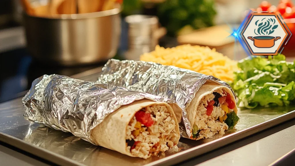 Frozen burritos served hot with crispy edges and melted cheese — showcasing easy and tasty cooking methods for quick, delicious meals.