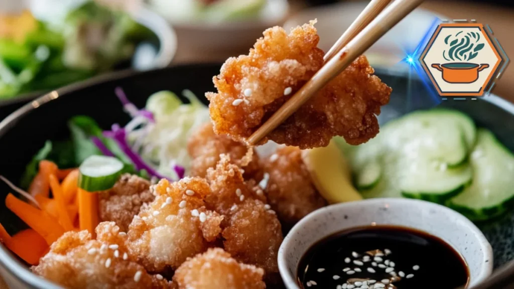 Crispy tempura chicken served hot with dipping sauce and rice — practical tips for enjoying it perfectly with ideal texture and flavor.