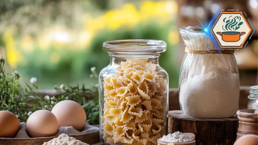 A beautifully arranged plate of conchiglie pasta, showcasing its unique shell shape and textured surface, perfect for holding sauces and enhancing flavor.
