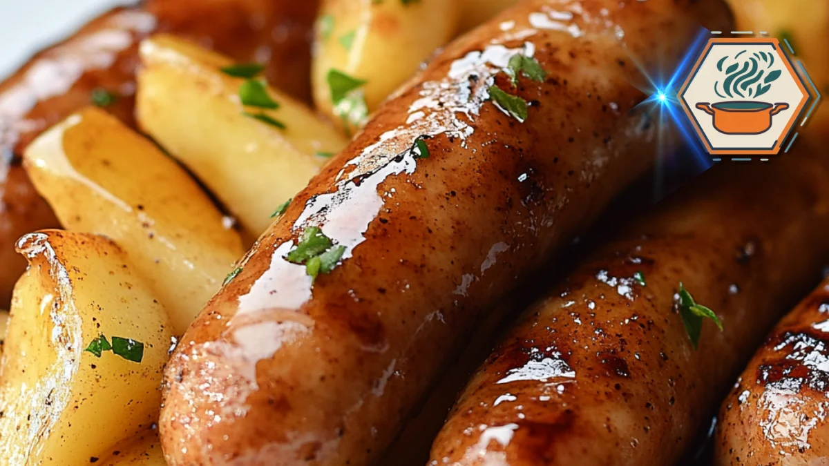 Grilled chicken apple sausage sliced and served with fresh greens and roasted veggies—highlighting a flavorful and nutritious meal option.