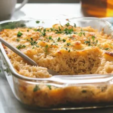 Creamy Rice Chicken Casserole
