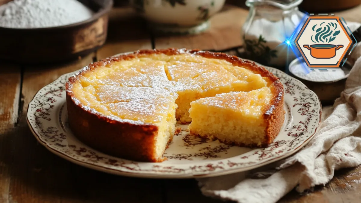 What chess cake is made of, displayed in a rustic kitchen setting, showcasing the key ingredients and components that create this delicious dessert.