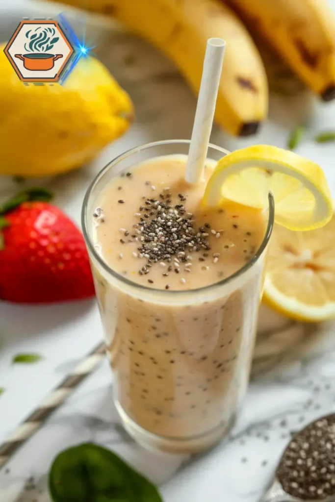 Support your real-world weight loss goals naturally with this lemon and chia-based natural zepbound recipe. A glass of natural zepbound recipe with lemon slices and chia seeds, symbolizing a wellness drink that supports real-world weight loss goals naturally.