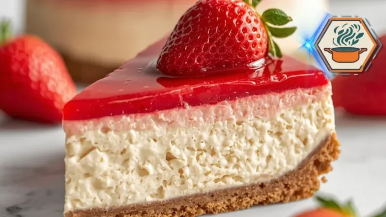 whole no-bake strawberry cheesecake