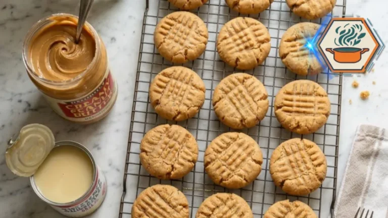 Two-Ingredient Peanut Butter Cookies: The Ultimate Easy Cookie Recipe 6 Two-Ingredient Peanut Butter Cookies recipe card image