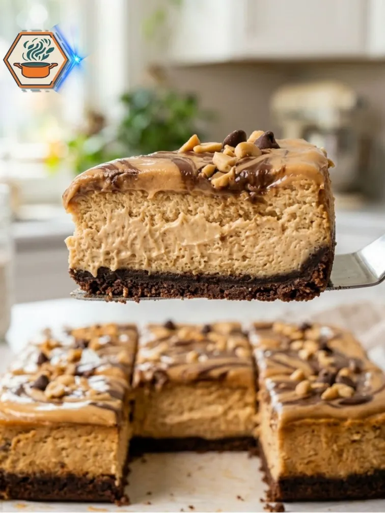 Two-Ingredient Peanut Butter Cheesecake Bars 4 INTRODUCTION IMAGE