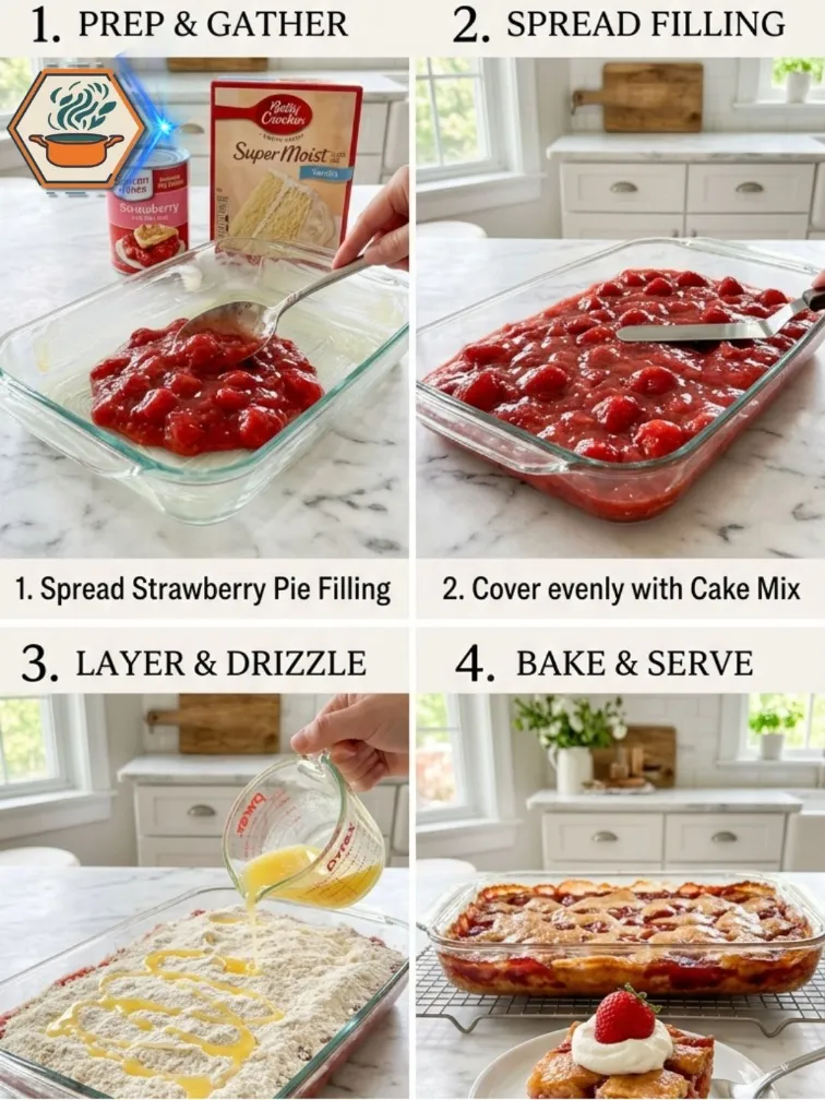 How to make strawberry shortcake bake