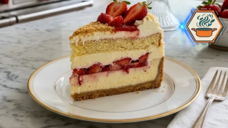 Strawberry Shortcake Cheesecake 9 Slice of Strawberry Shortcake Cheesecake