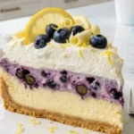 Lemon Blueberry Dream Delight displayed in a bright American kitchen.