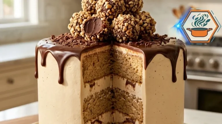 Slice of Coffee Chocolate Truffle Cream Cake showing espresso sponge and mascarpone layers