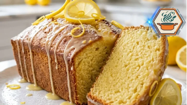Best Lemon Yogurt Cake Recipe (Moist, Easy & Bakery Style) 3 Fresh Lemon Yogurt Cake on a white cake stand