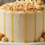 Grandma's Honey Butter Coconut Cream Cake