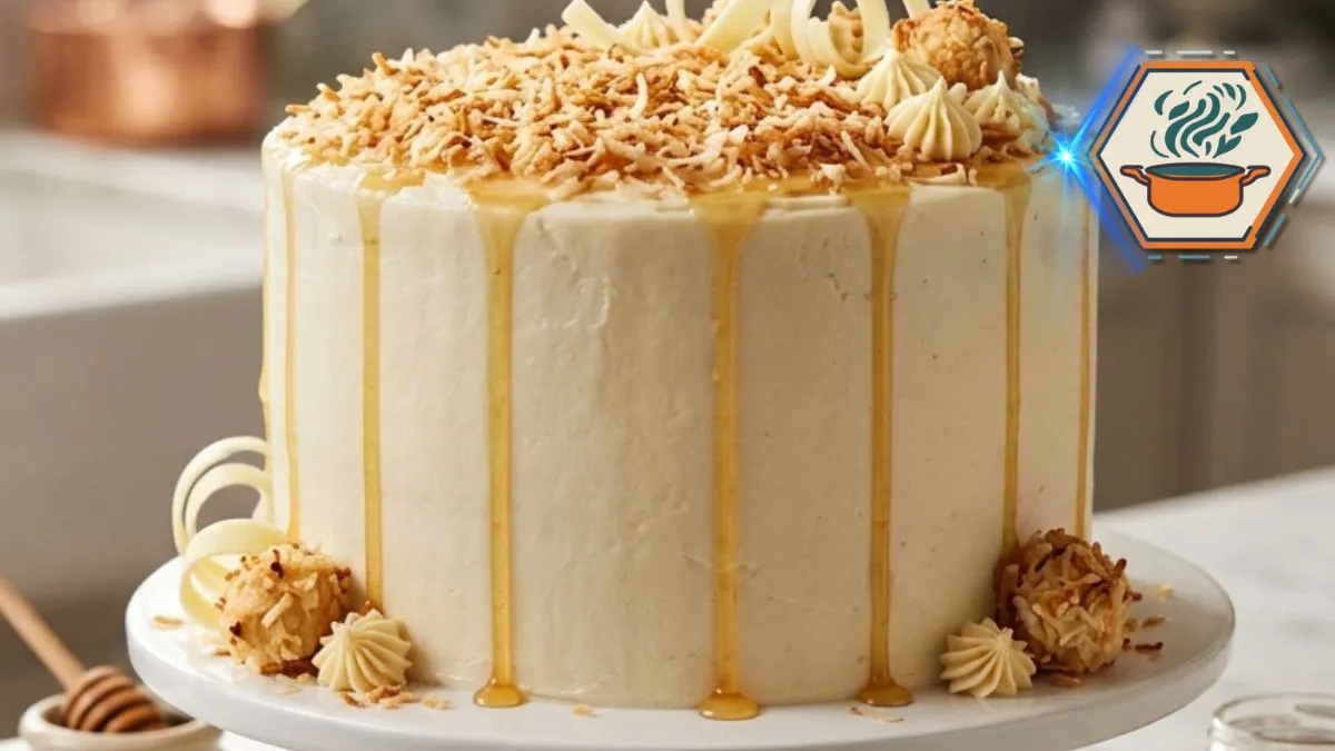 Grandma's Honey Butter Coconut Cream Cake 2 Grandma's Honey Butter Coconut Cream Cake