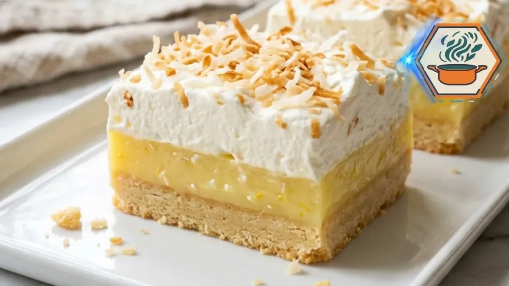 Lemon Coconut Cream Pie Bars Recipe