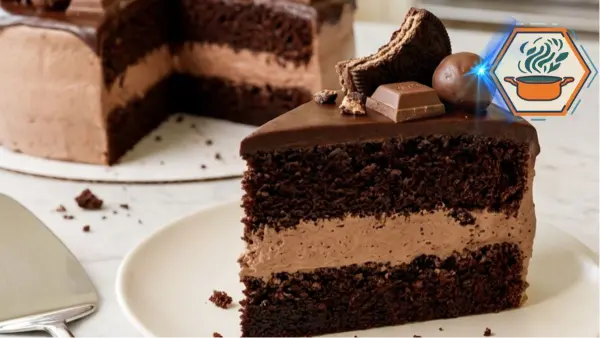 Loaded Chocolate Candy Cake Recipe 3 Loaded Chocolate Candy Cake recipe with chocolate cream and assorted candy toppings