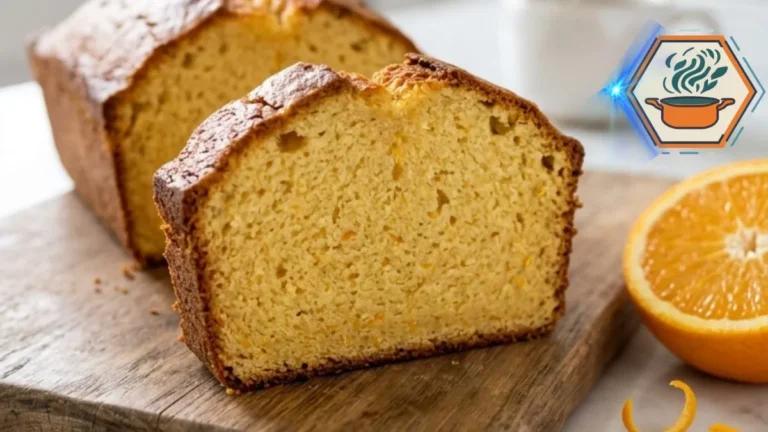 Sliced orange bread in blender recipe with golden crust and tender crumb