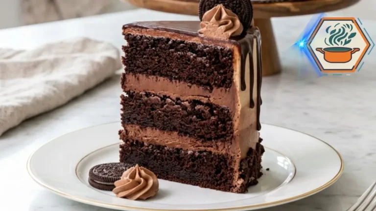 Ultimate Chocolate Cookie Drip Cake Recipe 3 Homemade Ultimate Chocolate Cookie Drip Cake ready to serve